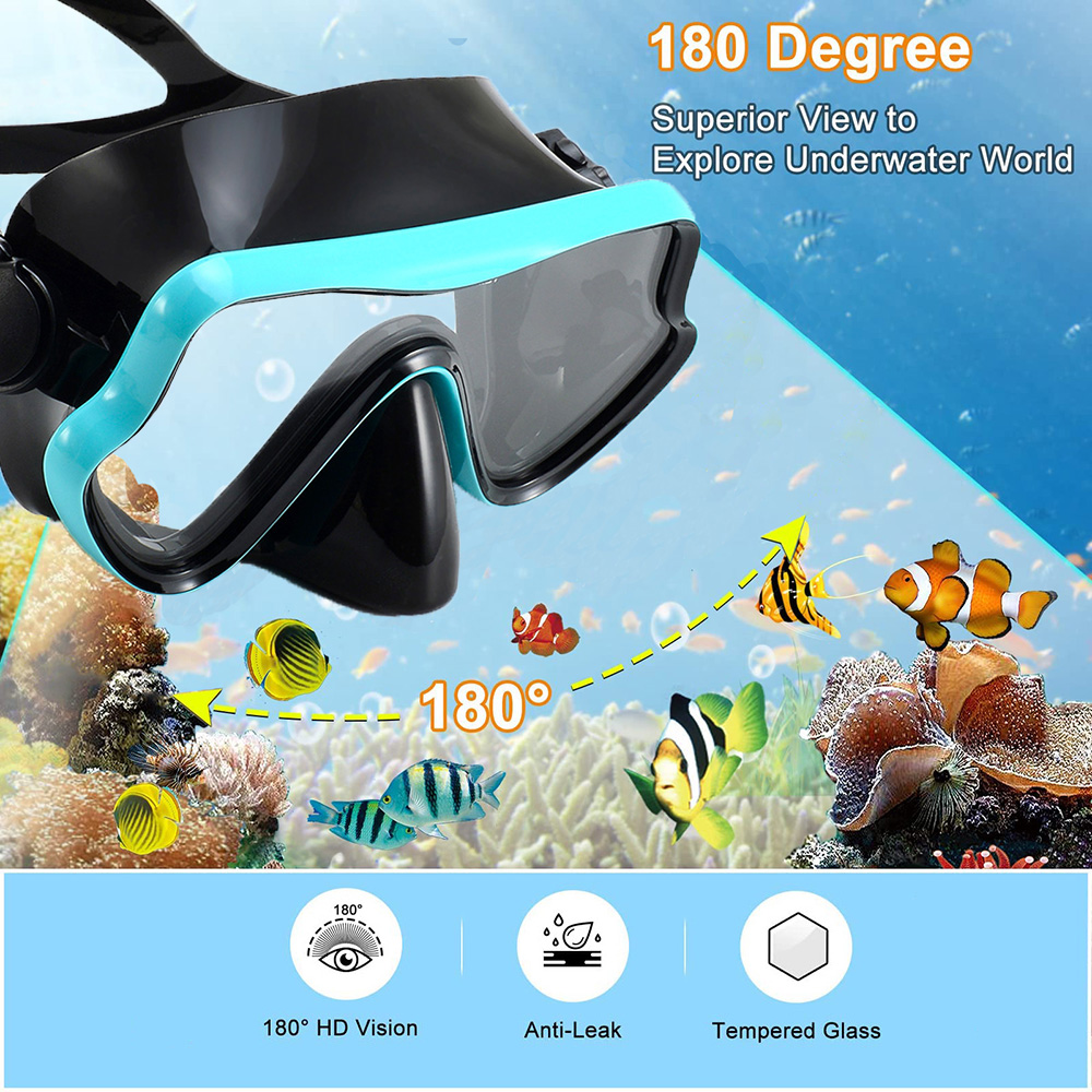 Diving Mask Swimming Goggles S - Anti Pollution Mask ulasan dan harga