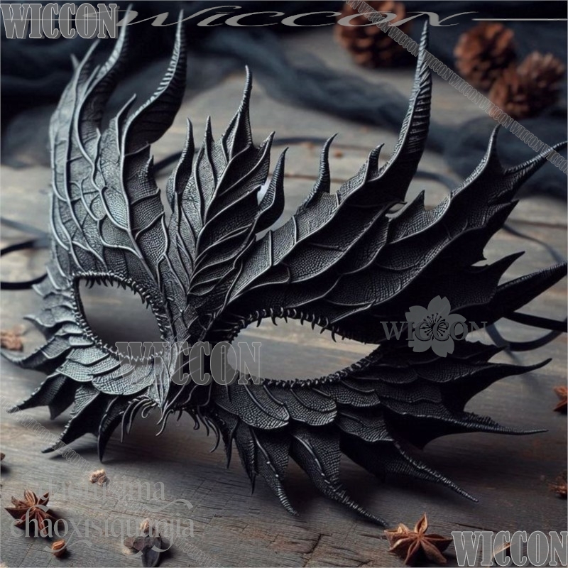 Black Dragonscale Masquerade M - Black Face Mask Pack ulasan dan harga
